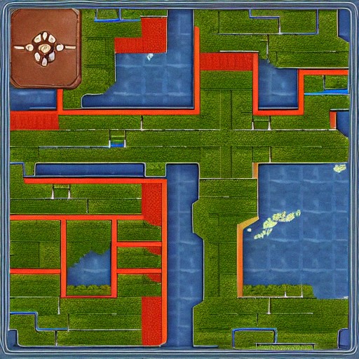 2d RPG tile map to use to build game | Free AI Art Generator