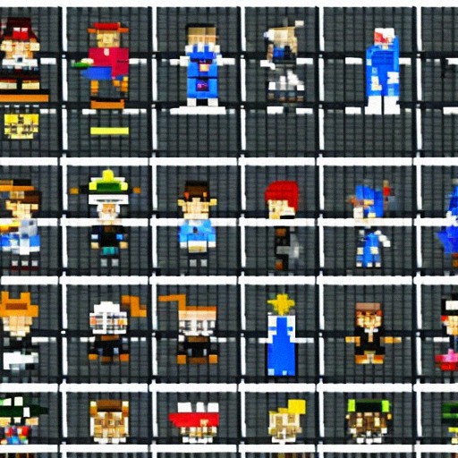 8 bit sprites | Free AI Art Generator