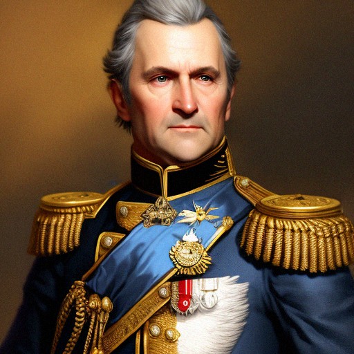 Napoleonic general portrait full body | Free AI Art Generator