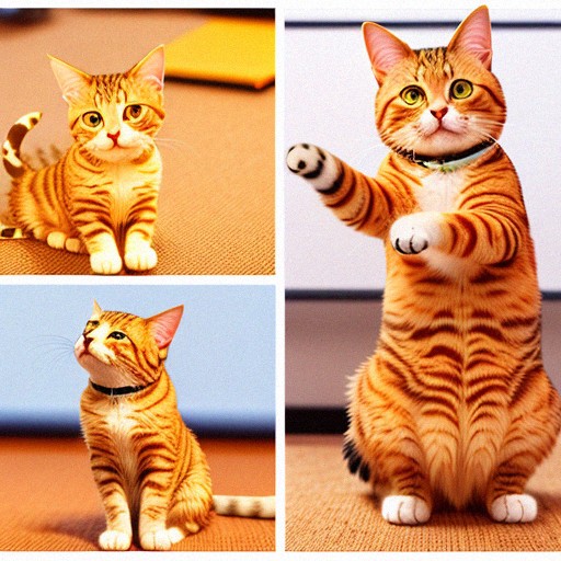Random Image Sample Cat Random cat poses | Free AI Art Generator