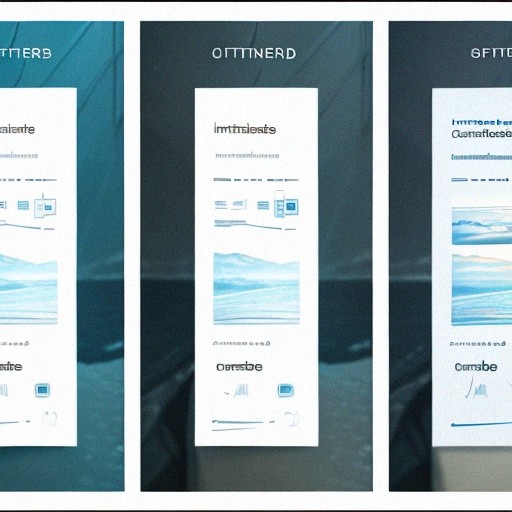 A side-by-side comparison of interfaces with consistent vs ...