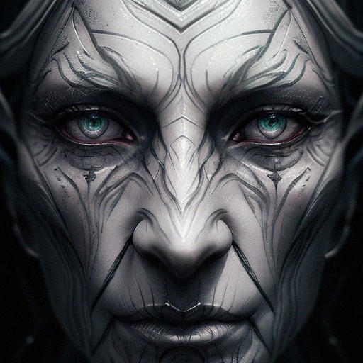 Human, grey face, small veins on face | Free AI Art Generator