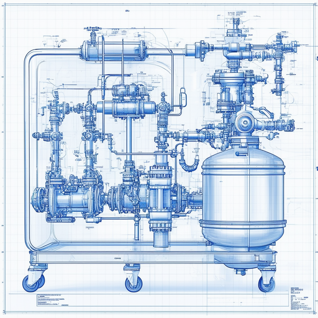 O2 Compressor Diagram Pneumatic VPSA Portable O2 Concentrator Schematics | Free AI Art Generator