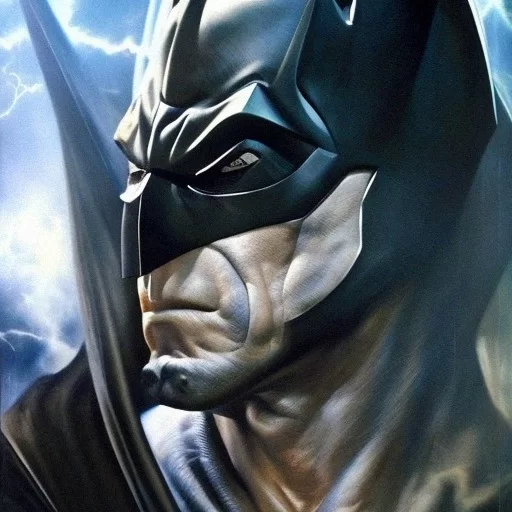 AI Art Generator: A very beautiful highly detailed image of Clint Eastwood  as Batman