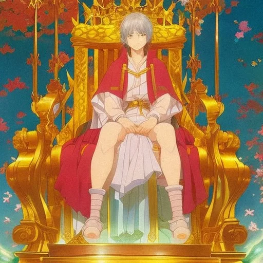 King kings, man, anime character, - AI Photo Generator - starryai