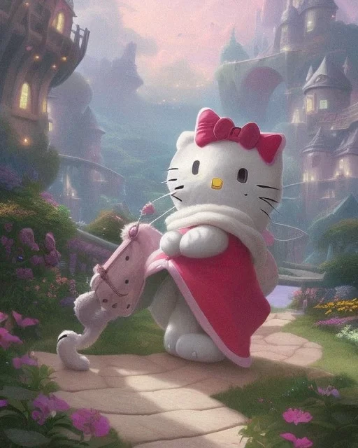 AI Art Generator: Hello kitty