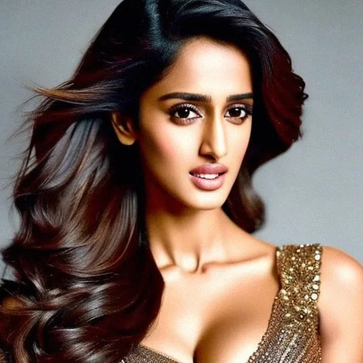 Free Ai Image Generator - High Quality and 100% Unique Images -  —  Disha patani wearing short bra, huge boobs, seductive face