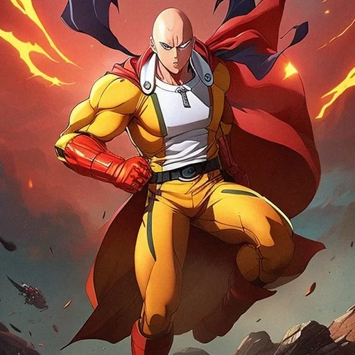 AI generated Saitama (One Punch Man) #ai #aiart #aigenerated #midjourn