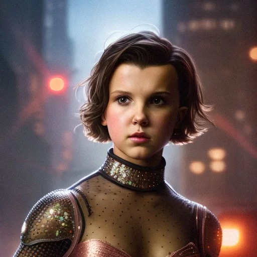 See Millie Bobby Brown Adjust Herself In A See-Through Corset
