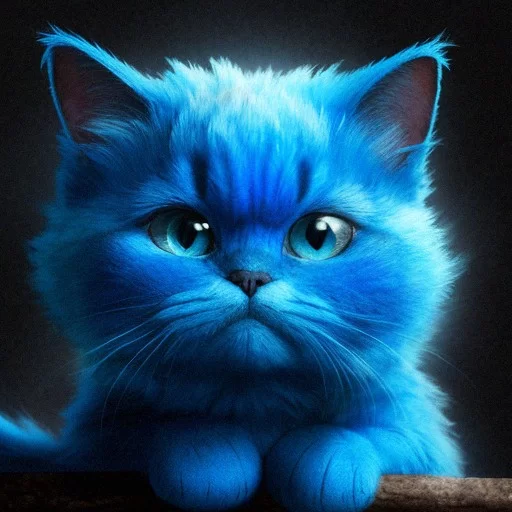 AI Art Generator: Smurf cat meme game icon