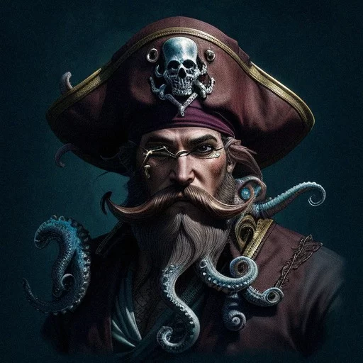 AI Art Generator: Pirate captain